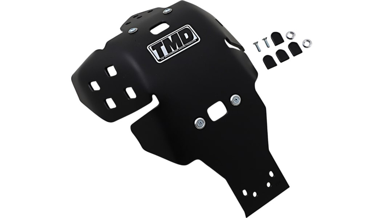 T.M. Designworks Full-Coverage Skid Plate: KXMC-455-BK - Kawasaki KX 450F  Models - Black